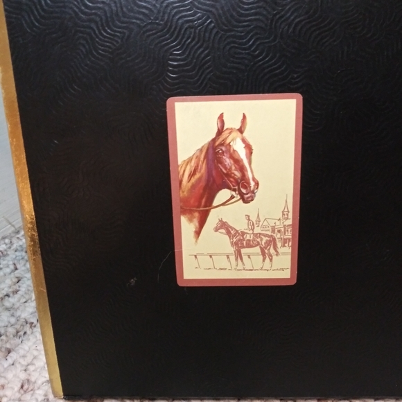 Vintage 1950's Duratone Horse Decorated Calypso Card Game Boxed Set - Picture 7 of 8